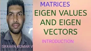 EIGEN VALUES AND EIGEN VECTORS IN TELUGU introduction