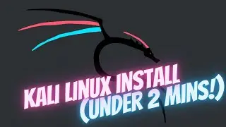 Kali Linux install VMware (in under 2 mins!) - 2022