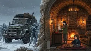 Surviving Inside a Rock Bunker During a Zombie Apocalypse🧟‍♂️🪨