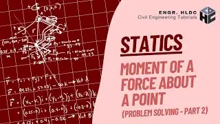 [CE Board Exam Review] Statics - Moment of Force about a Point (Part 3)