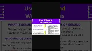 gerund#viral,what is gerund,
