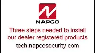 Three steps needed to install our dealer registered products.