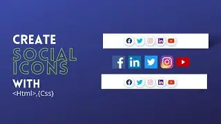 Create Social Media Icons Smooth Transition.