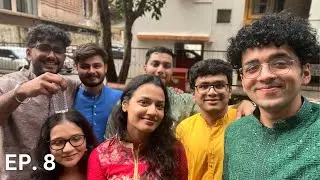 Final Navaratri with Falguni Pathak in India + Raw chest workout. 75 hard challenge day 8 vlog