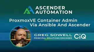 Admin Proxmox VE Containers With Ansible And Ascender