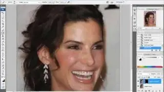 Photoshop Makeover - Sandra Bullock