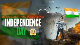 Independence Day Photo Editing | 15 august photo editing picsart | Srj Edition