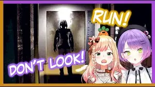 Nene and Towa Reacts To Elevator Jumpscare【Parasocial】