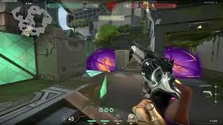 Valorant | Low hp clutch to win the game