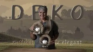 Herbstliche Dekoidee DIY | Aus 1 mach 2 - TÜRKRANZ  