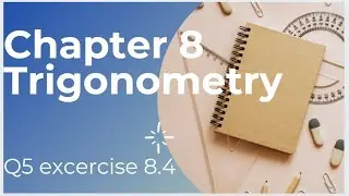 Class 10 ncert solution chapter 8 Trigonometry Q 5