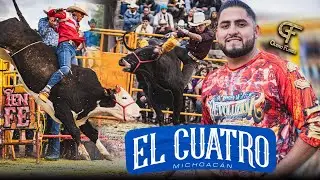 ¡GARROBO DE ZUMPANGO DEJA EMOCIONADO AL PUBLICO CON SUS DOS MONTAS! EL CUATRO, MICHOACAN.