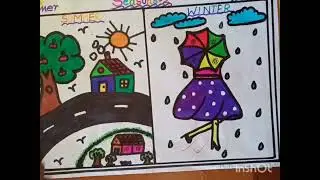 Easy Drawing On 2 Seasons-Project