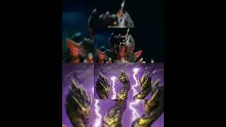 destaroyah vs Kaizer Ghidorah #godzilla #edit #kaiju #showa