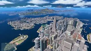 GTA 5 - Liberty City Map Panorama View