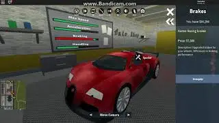 Тюнингую Bugatti Veyron в режиме Vehicle Simulator в Roblox