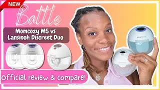 BATTLE OF THE BREAST PUMPS | Momcozy M5 vs. Lansinoh Discreet Duo Wearable Breast pump