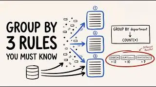 GROUP BY in SQL : COUNT(*) vs COUNT(column) vs COUNT(DISTINCT) Explained