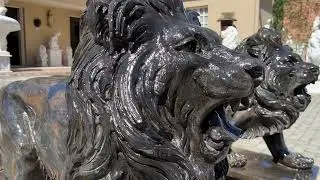Leão de Mármore para compor o seu paisagismo e decoração. Encontre aqui no Rio de Janeiro.