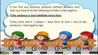 Class: VII. Subject: English 2nd paper. Topic: Transformation. Assertive to Interrogative. (part-5)
