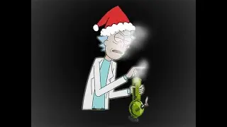 First test Stream, making stickers for Christmas on Photoshop. Rick Sanchez