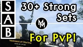 ESO - The Top PvP Sets in 2022 - Item Set Tier List