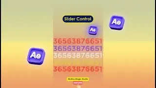 Slider Control in Adobe After Effects CC Animating | Tutorial