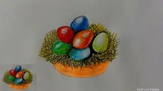 Как нарисовать пасхальные яйца