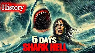 Old real history // 5 Days Shark 🦈 Hell // Surviving Shark Attack // Maglodon Shark // #History