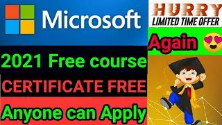 2021 Microsoft Free certificate Hurry up Microsoft AI classroom certificate