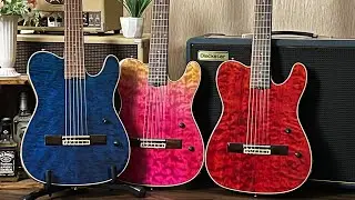 SQOE SEGD900 Nylon Electric with Roasted Maple Neck and Headphone Out : Quick Demo..the BEST Nylon!!