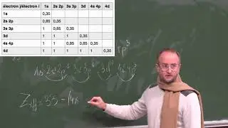 Méthode de Slater : exemples de l'arsenic et du soufre.