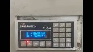 calibration of Transweigh weigh feeder controller how to enter password