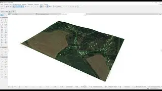 Real-world terrain and terrain in Archicad. Export and texture from a satellite map.