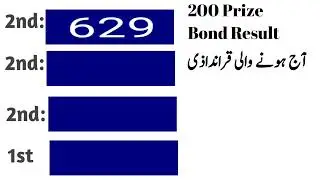 200 Prize Bond Result Today 15 March 2024 | 200 Prize Bond Result Muzaffarabad | Prize Bond Result