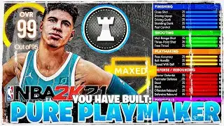 BEST RARE PURE PLAYMAKER BUILD IN NBA 2K21 NEXT GEN! (BEST LAMELO BALL BUILD!)