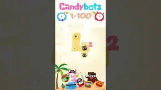 CandyBots 123 Numbers - Number 4 | CandyBots Games