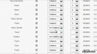 vBulletin CMS Display Order