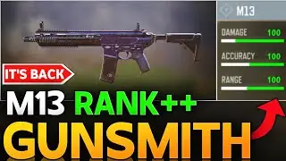M13 BEST GUNSMITH IN CALL OF DUTY MOBILE SEASON 6 | M13 RANK BUILD COD MOBILE