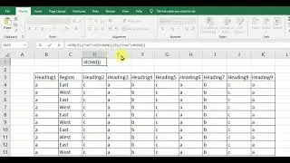 Highlighting Rows and Columns of Active Cell -Conditional Formatting in Microsoft Excel