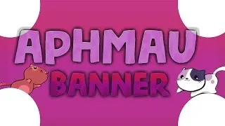 APHMAU YOUTUBE BANNER SPEED ART