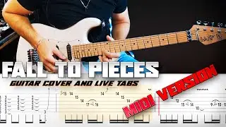 Fall to pieces MIDI | Slash Velvet Revolver | guitar cover with solo + live tabs