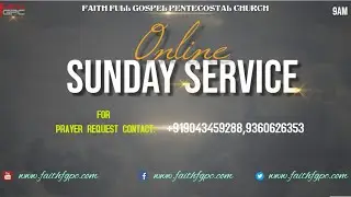 Faith FGPC Live 16-05-2021 | Sunday Service