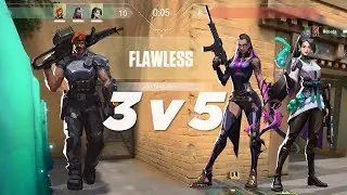 We Almost Won This 3v5 Game | Valorant Highlights 20