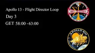 Apollo 13 Flight Director Loop (GET 58:00-63:00) Part 9