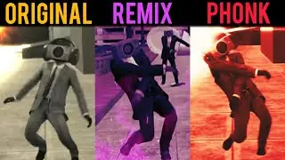 Speakerman Dancing Original vs Phonk vs Remix Version part 2