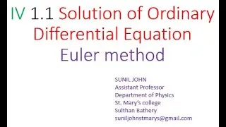 IV 1 1 Euler metod