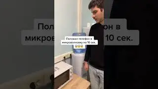 Телефон в микроволновке