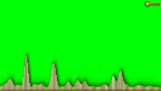 Audio spectrum green and blue screen-Most uses aud(360P)