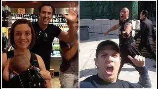 27 Times Celebrities Photobombed Ordinary People